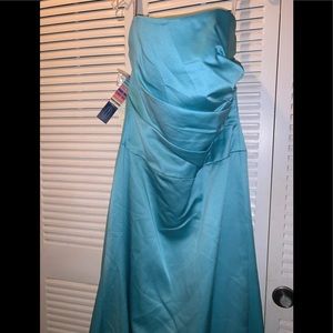 Alfredo Angelo High Low Dress Size 12 Blue